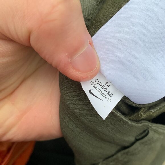 Nike SB Cargo Pants Size 34 Green - Picture 9 of 9